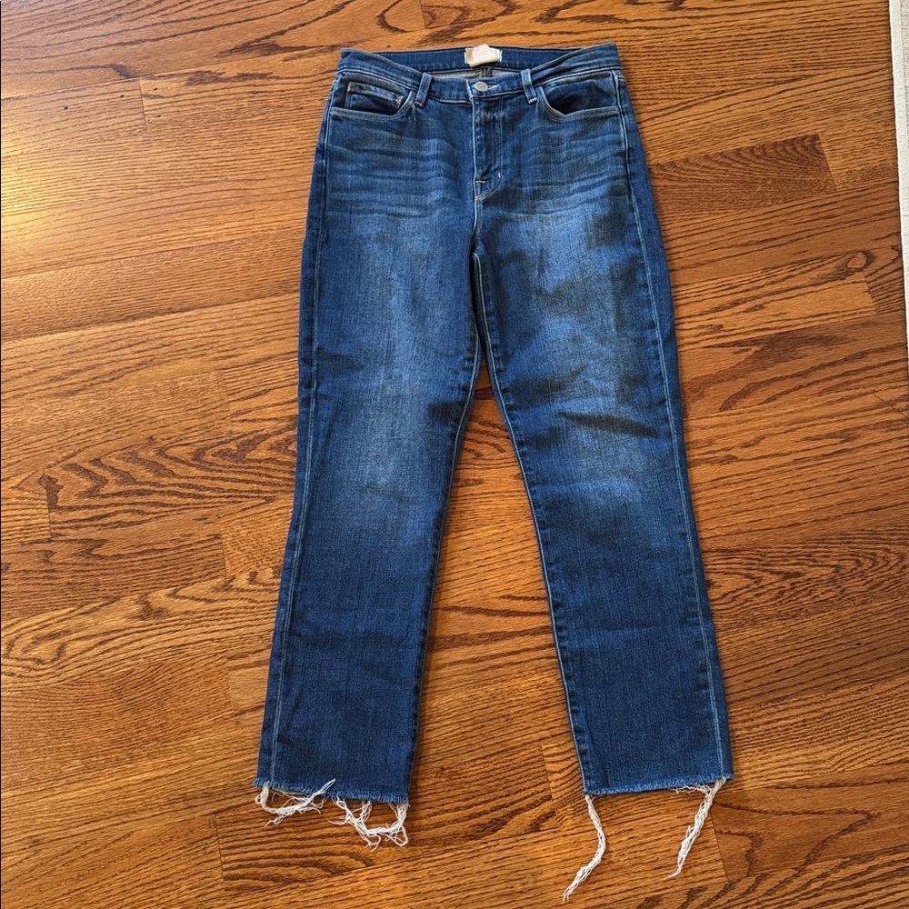 L'AGENCE Classic Blue Denim Jeans